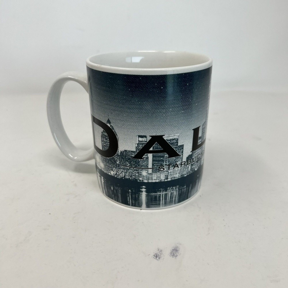 Starbucks Mug Dallas "Big D" Skyline Series Coffee & Tea Cup Barista Collectible